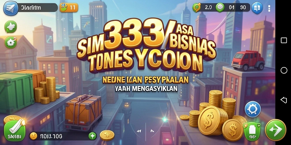 Screenshot gameplay Tycoon yang menampilkan keseruan bisnis di 333V.