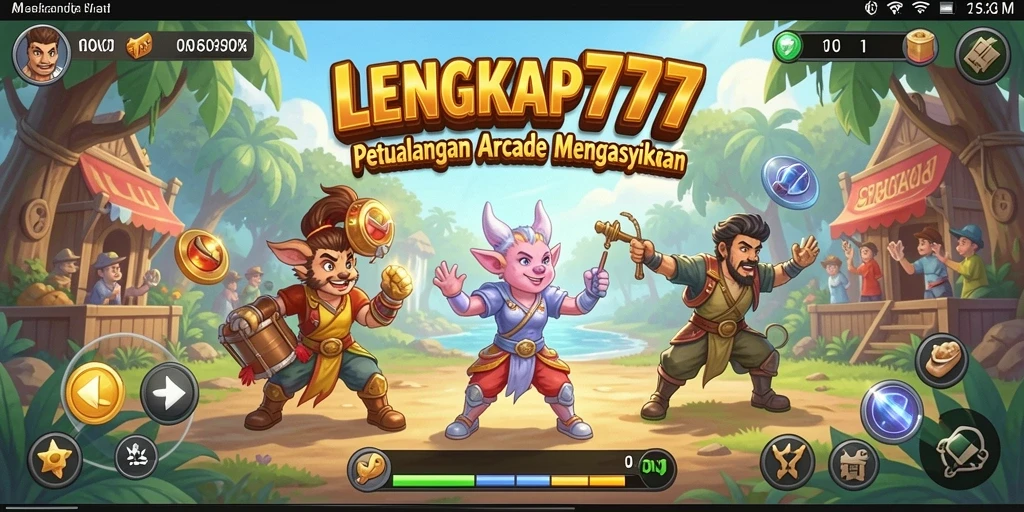 Tampilan gameplay yang menarik dan menantang di LENGKAP777.