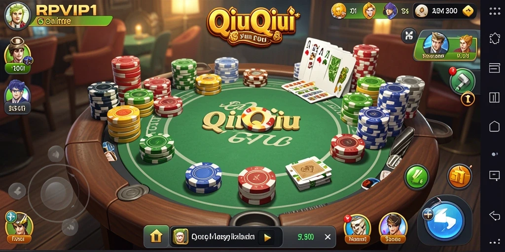 Tampilan gameplay QiuQiu yang memikat dan interaktif di RPVIP1.