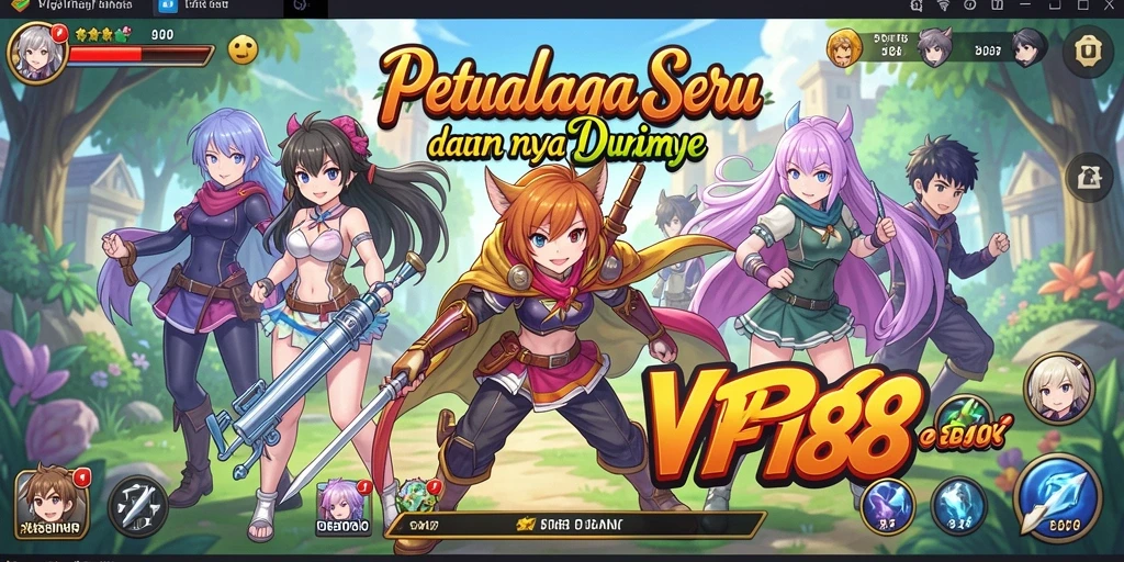 Tampilan menarik dari gameplay VIP188 dengan karakter anime ikonik.