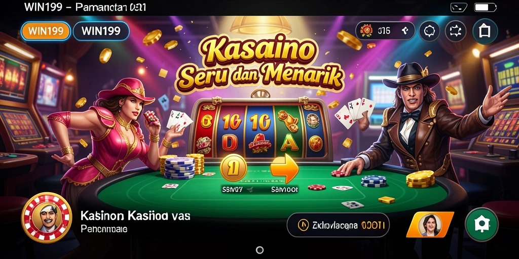 Tampilan gameplay yang mendebarkan dan grafis memukau dalam WIN199.
